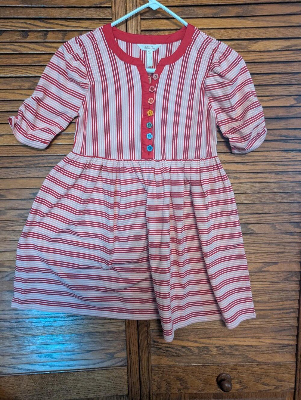 Matilda‎ Jane NWOT Red Striped Dress Size 10 Girls